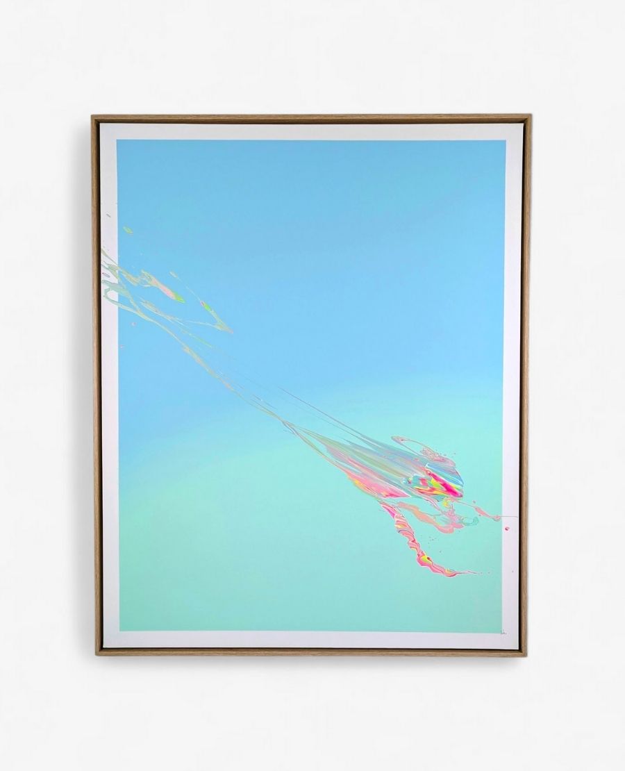 SPRUNG INS GLÜCK. by Kaethe, Abstrakte Kunst