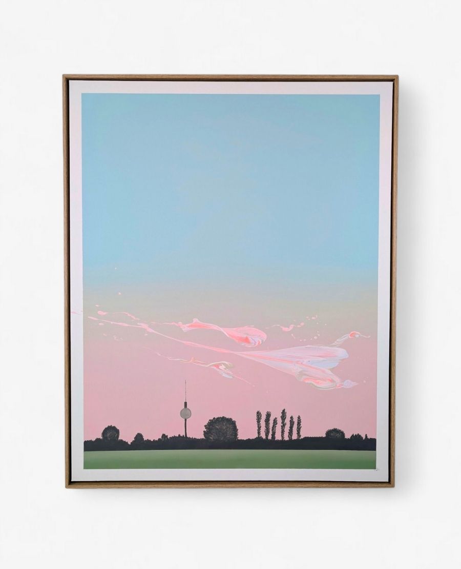 HIMMELSTANZ ÜBER BERLIN. by Kaethe, Abstrakte Kunst